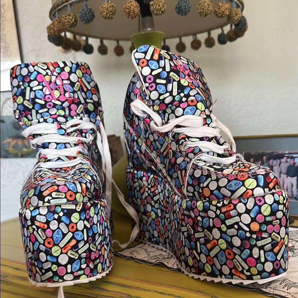 Colorful Platform Sneakers